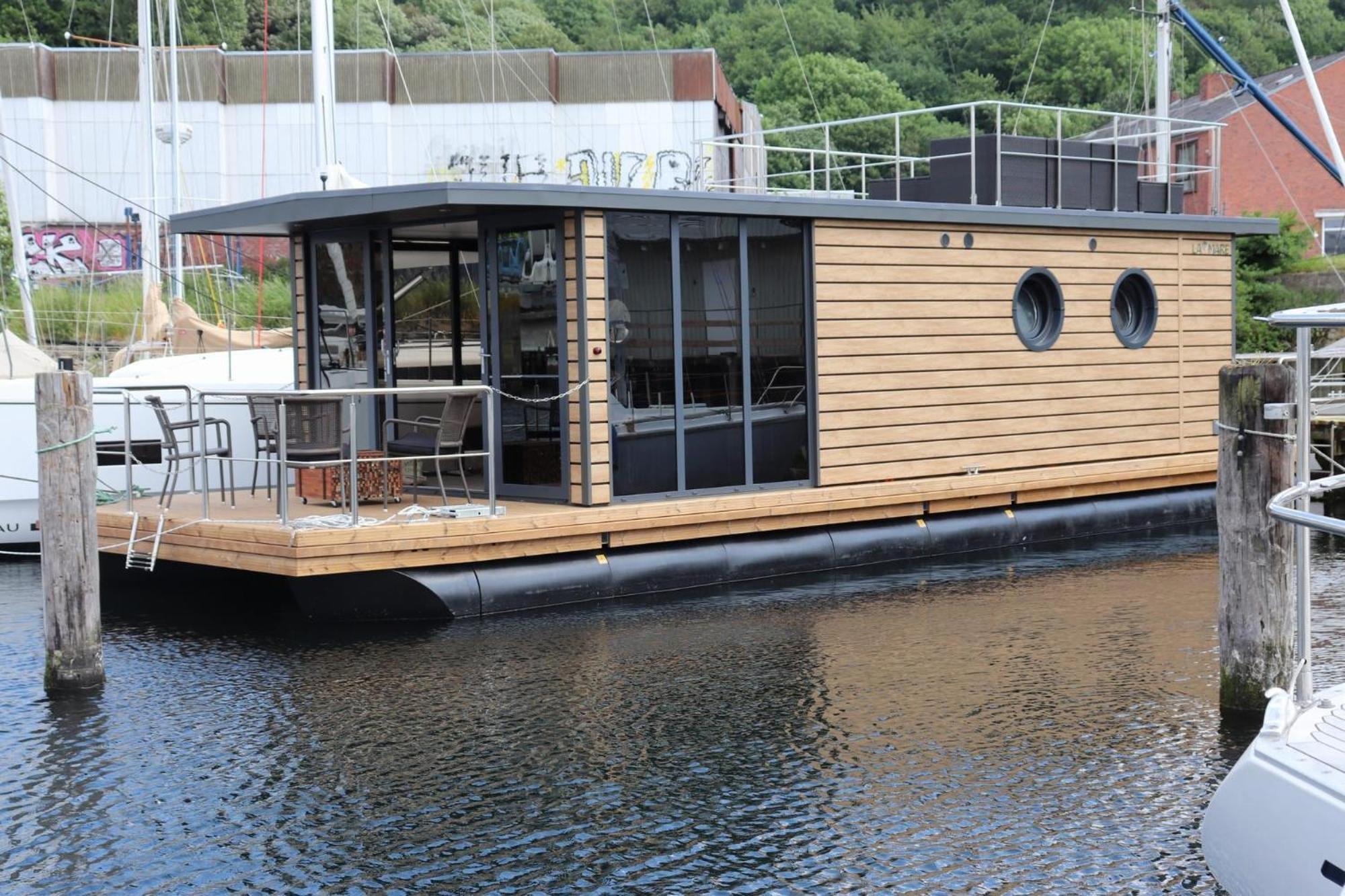 Houseboat Leni Flensburg Hotel Ngoại thất bức ảnh