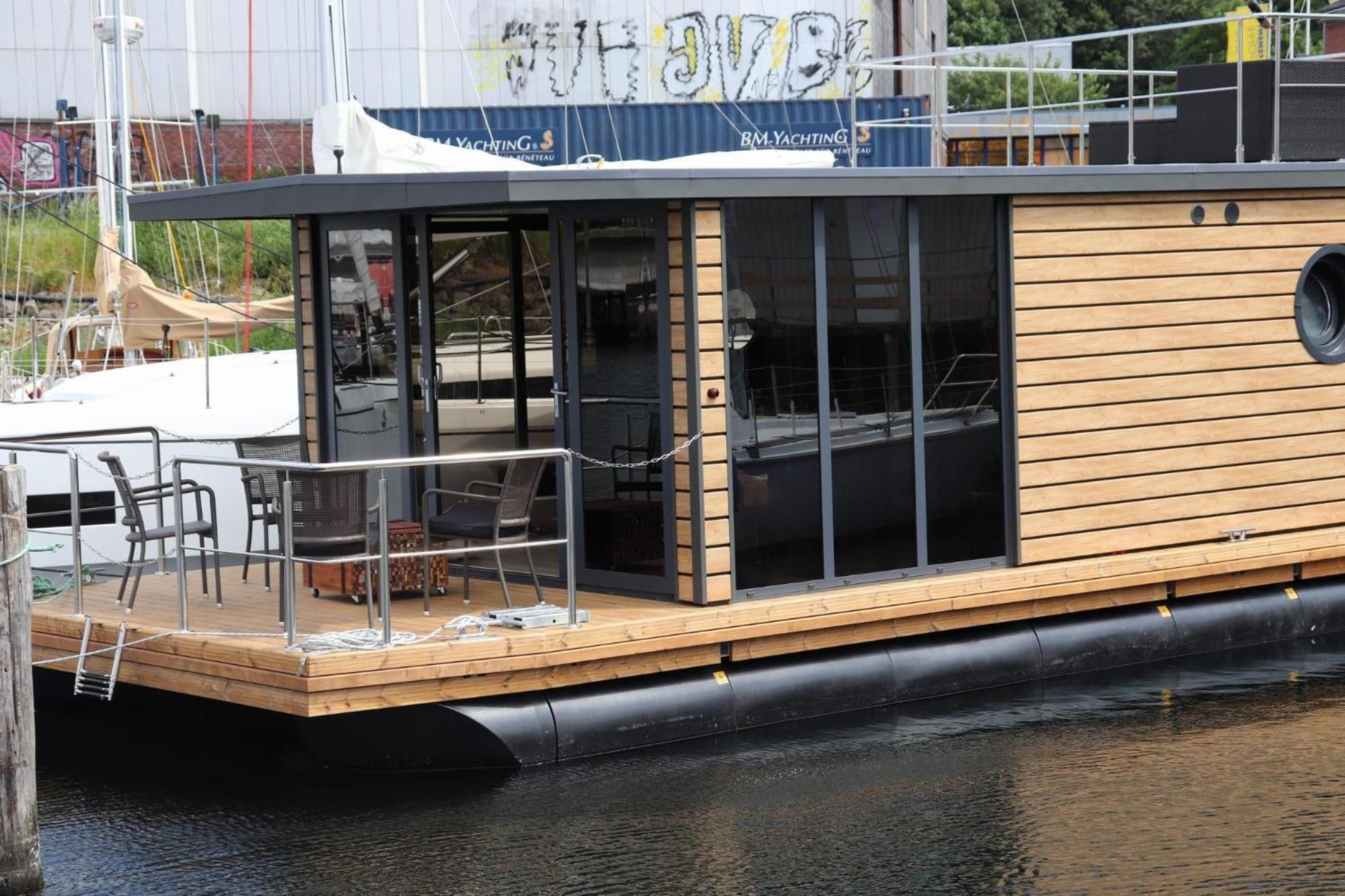 Houseboat Leni Flensburg Hotel Ngoại thất bức ảnh