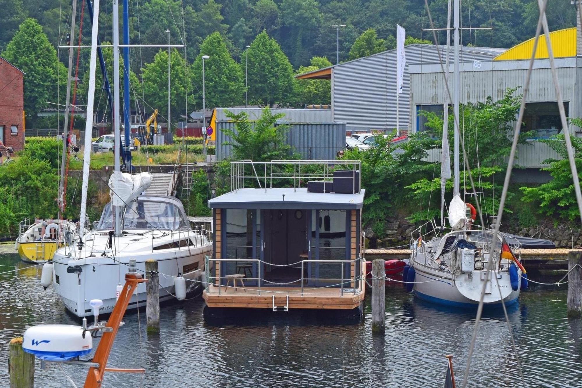Houseboat Leni Flensburg Hotel Ngoại thất bức ảnh