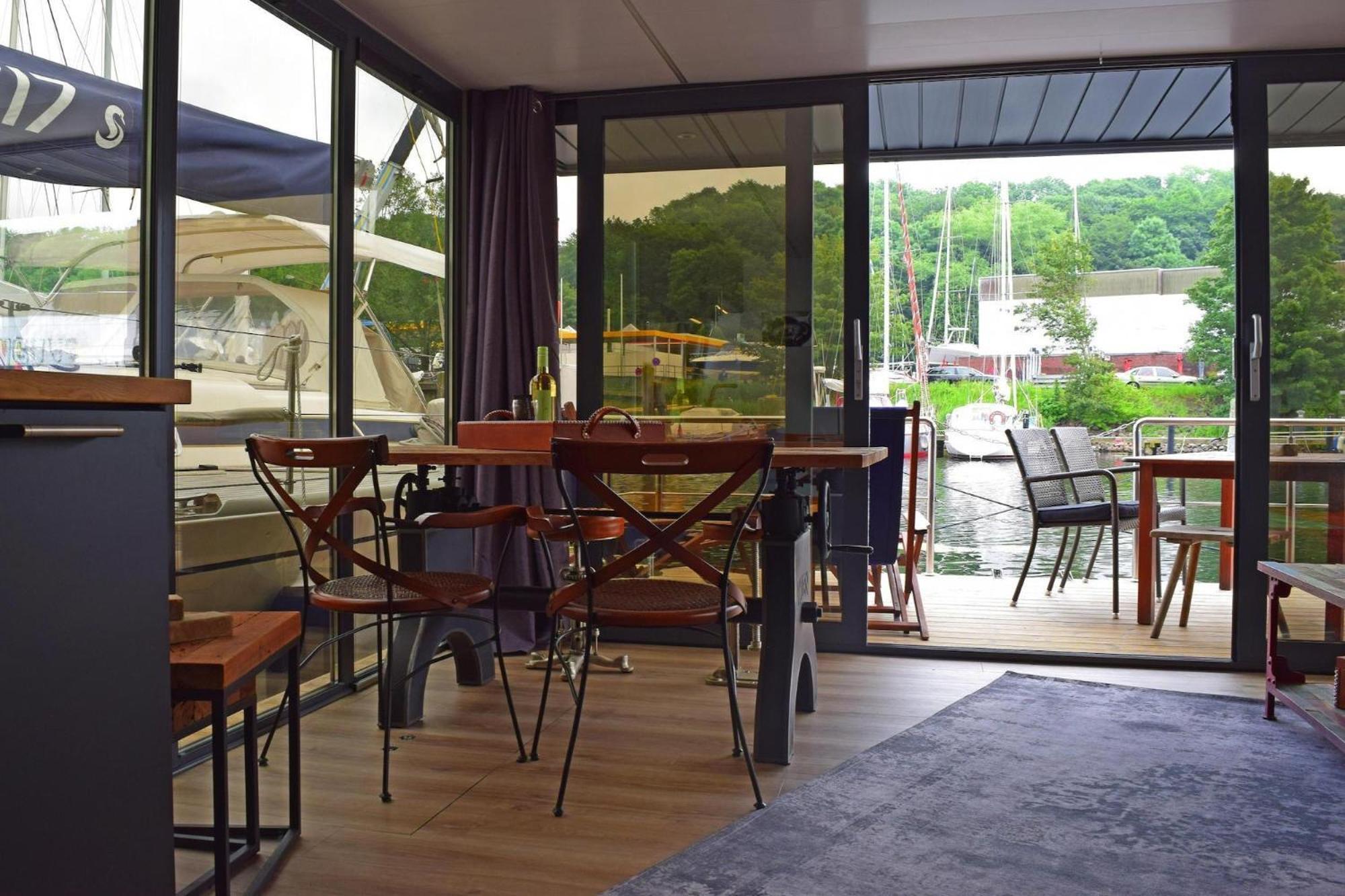 Houseboat Leni Flensburg Hotel Ngoại thất bức ảnh