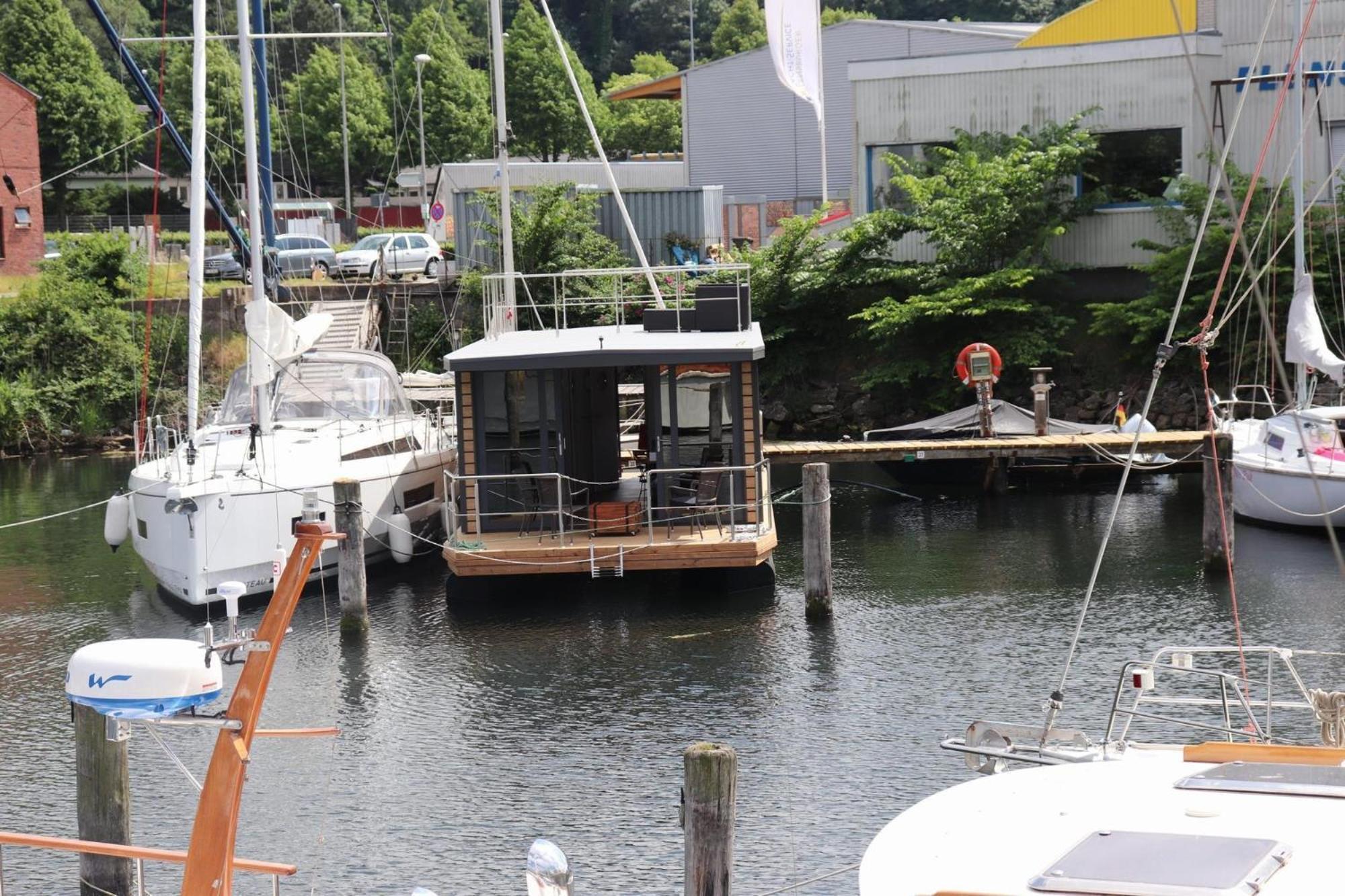 Houseboat Leni Flensburg Hotel Ngoại thất bức ảnh